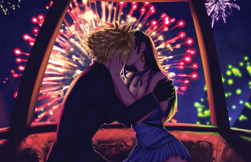 FF7R Cloti kiss