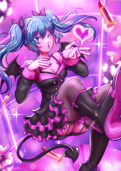 Sweet Devil ft Hatsune Miku - featured in The First Sound Zine (2024)