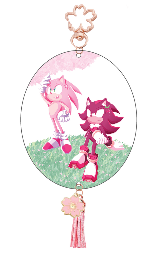 clear acrylic with embedded sakura pattern (not depicted)